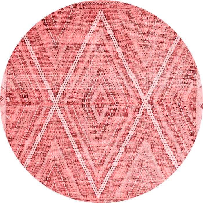 Abstract Red Contemporary Rug, con870red