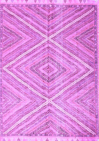 Abstract Purple Contemporary Rug, con870pur