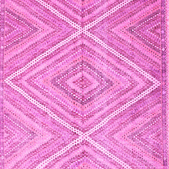 Machine Washable Abstract Pink Contemporary Rug, wshcon870pnk