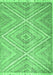 Abstract Emerald Green Contemporary Rug, con870emgrn