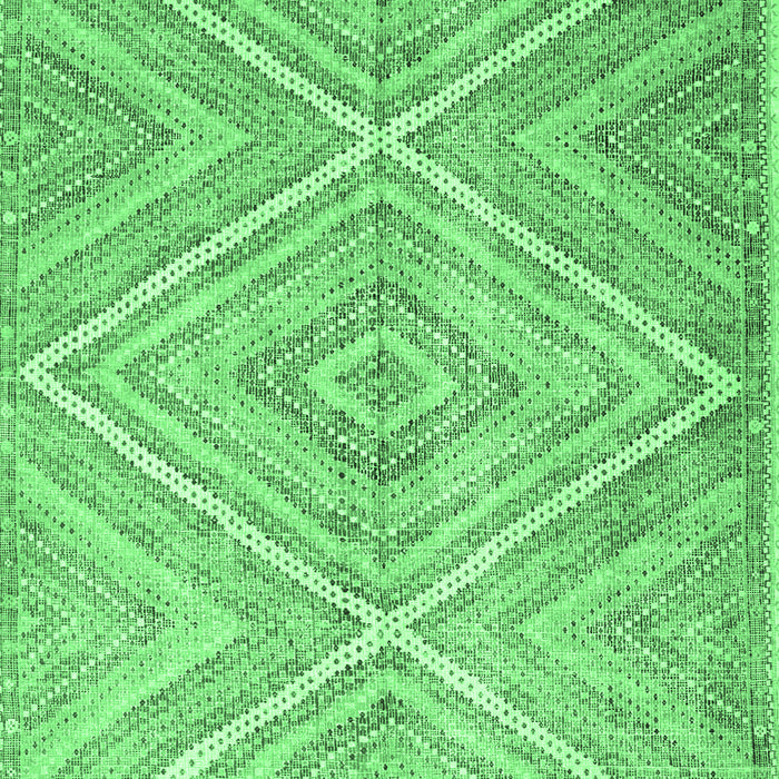 Abstract Emerald Green Contemporary Rug, con870emgrn