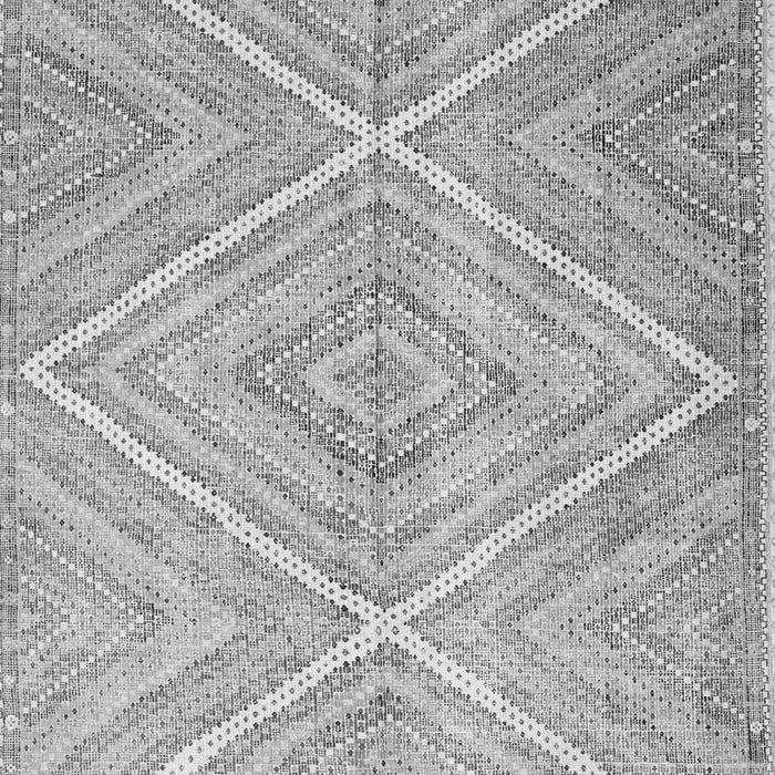 Serging Thickness of Machine Washable Abstract Gray Contemporary Rug, wshcon870gry