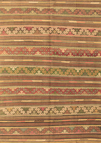 Southwestern Brown Country Rug, con871brn