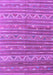 Machine Washable Southwestern Purple Country Area Rugs, wshcon871pur