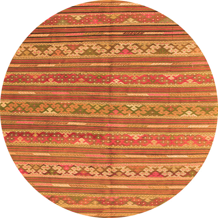 Machine Washable Southwestern Orange Country Area Rugs, wshcon871org