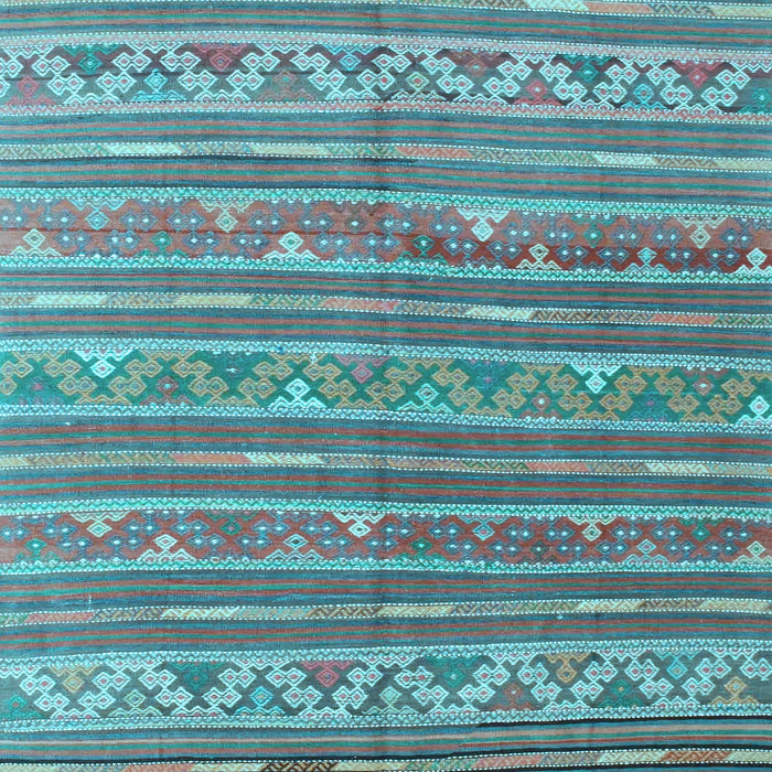 Southwestern Light Blue Country Rug, con871lblu