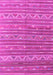 Machine Washable Southwestern Pink Country Rug, wshcon871pnk