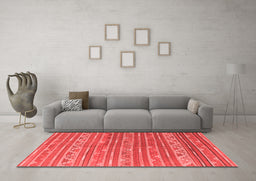 Country Red Washable Rugs