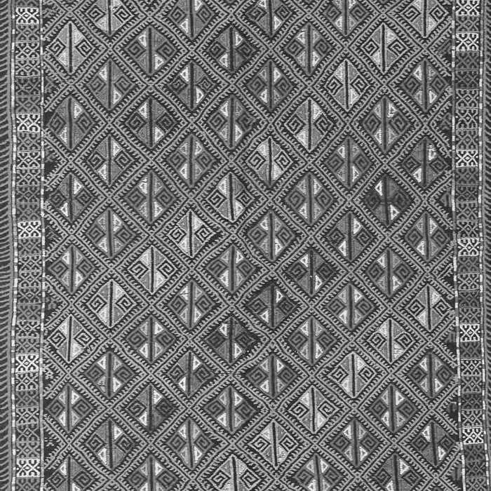 Serging Thickness of Machine Washable Oriental Gray Traditional Rug, wshcon872gry