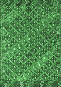 Oriental Emerald Green Traditional Rug, con872emgrn