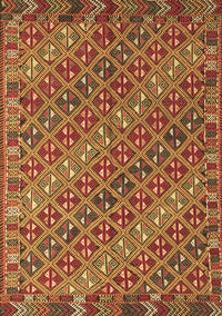 Oriental Brown Traditional Rug, con872brn