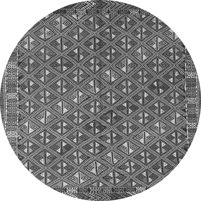 Square Oriental Gray Traditional Rug, con872gry