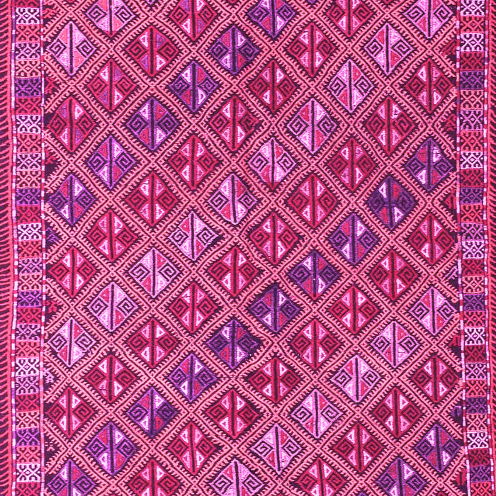Machine Washable Oriental Pink Traditional Rug, wshcon872pnk