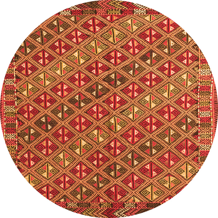 Machine Washable Oriental Orange Traditional Area Rugs, wshcon872org