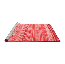 Country Red Washable Rugs