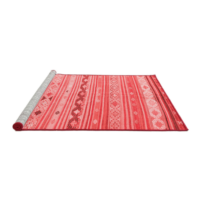Country Red Washable Rugs