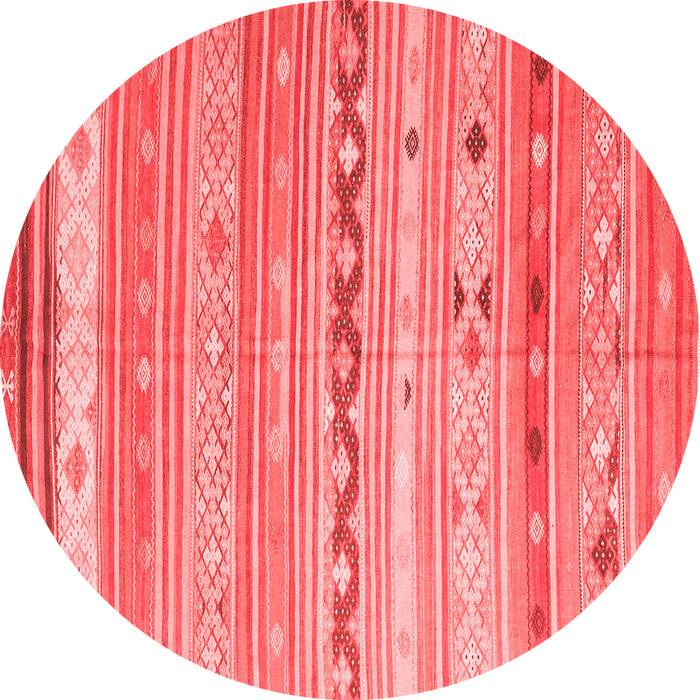 Machine Washable Southwestern Red Country Rug, wshcon873red