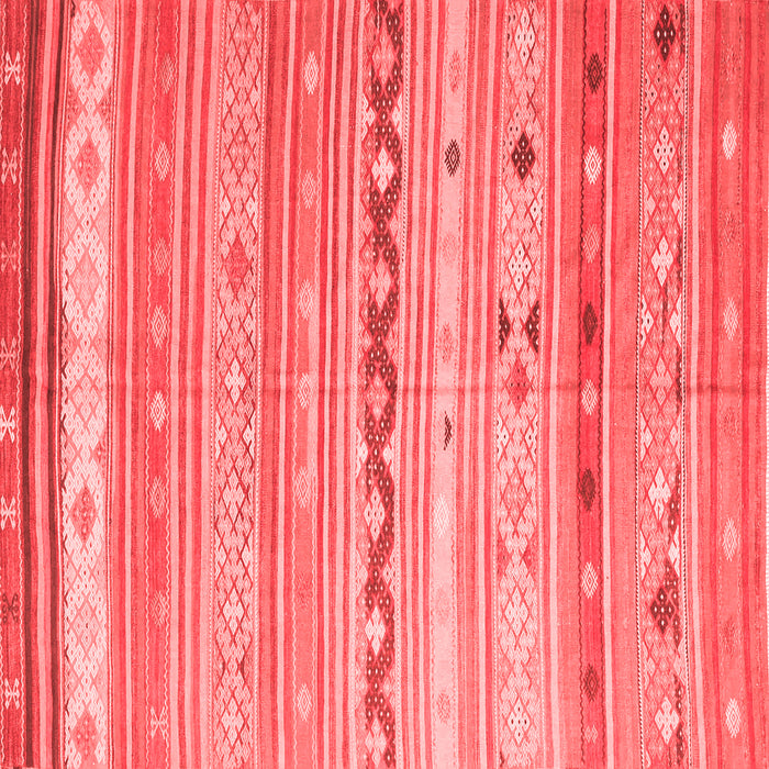 Machine Washable Southwestern Red Country Rug, wshcon873red