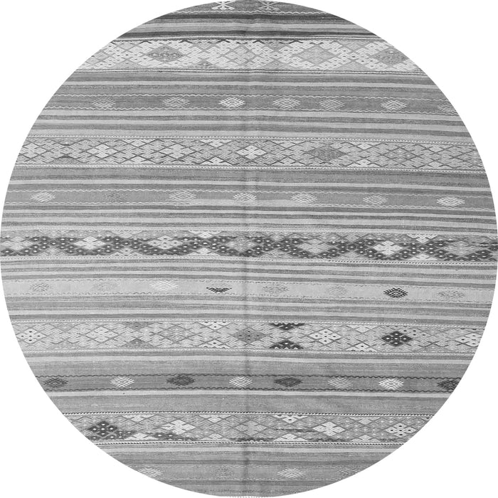 Square Southwestern Gray Country Rug, con873gry