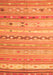 Southwestern Orange Country Rug, con873org