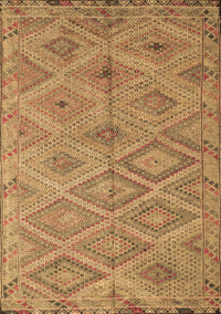 Southwestern Brown Country Rug, con874brn