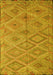 Southwestern Yellow Country Rug, con874yw