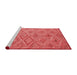 Country Red Washable Rugs