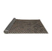 Thickness of Contemporary Charcoal Black Modern Rug, con875