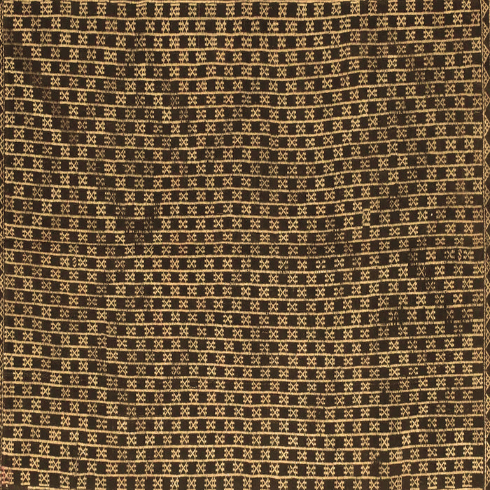 Square Machine Washable Abstract Brown Contemporary Rug, wshcon875brn