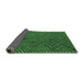 Sideview of Abstract Emerald Green Contemporary Rug, con875emgrn