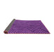 Sideview of Abstract Purple Contemporary Rug, con875pur