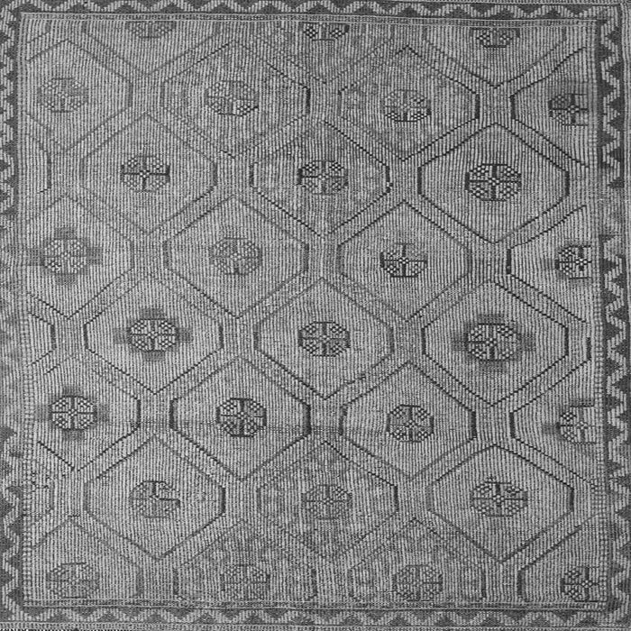 Serging Thickness of Southwestern Gray Country Rug, con876gry