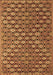 Abstract Brown Contemporary Rug, con877brn