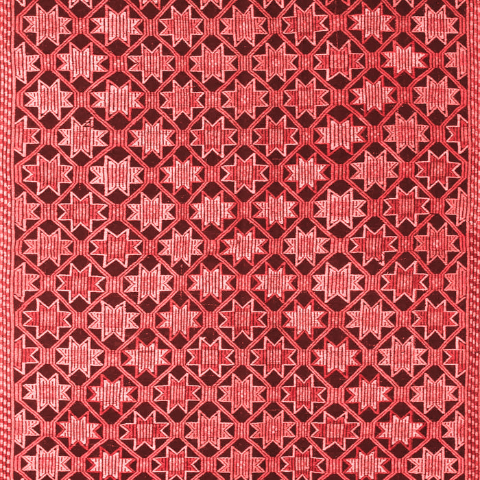 Abstract Red Contemporary Area Rugs