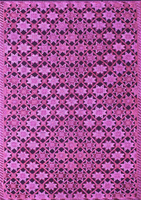 Abstract Purple Contemporary Rug, con877pur