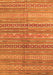 Serging Thickness of Machine Washable Abstract Orange Contemporary Area Rugs, wshcon878org