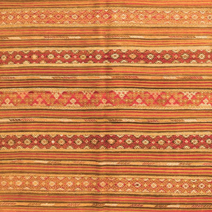 Abstract Orange Contemporary Rug, con878org