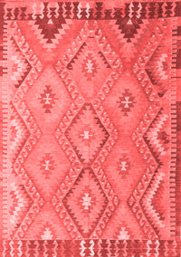 Southwestern Red Country Rug, con879red