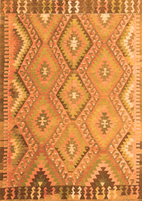 Southwestern Orange Country Rug, con879org