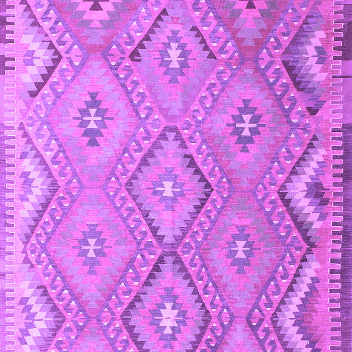 Machine Washable Southwestern Purple Country Area Rugs, wshcon879pur
