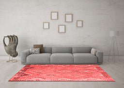 Country Red Washable Rugs