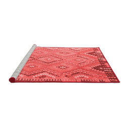 Country Red Washable Rugs