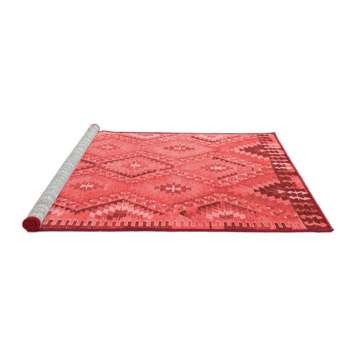 Country Red Washable Rugs