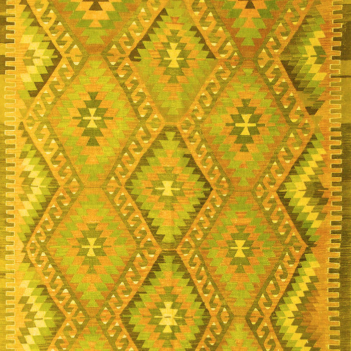 Southwestern Yellow Country Rug, con879yw