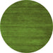 Machine Washable Abstract Green Contemporary Area Rugs, wshcon87grn