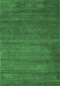 Abstract Emerald Green Contemporary Rug, con87emgrn