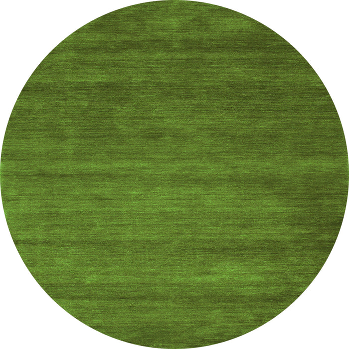 Square Abstract Green Contemporary Rug, con87grn