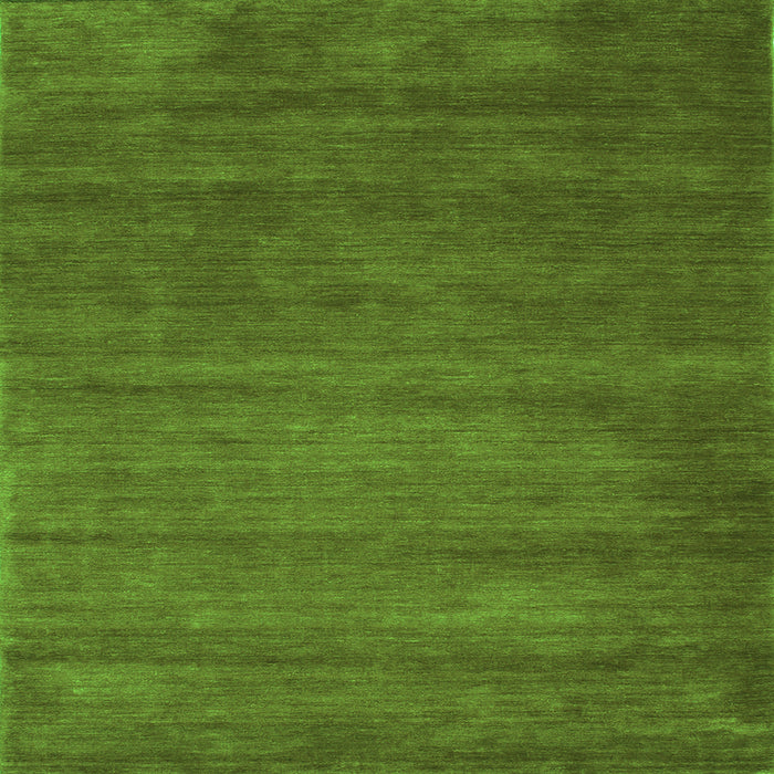 Serging Thickness of Abstract Green Contemporary Rug, con87grn