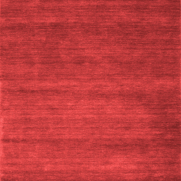 Machine Washable Abstract Red Contemporary Rug, wshcon87red