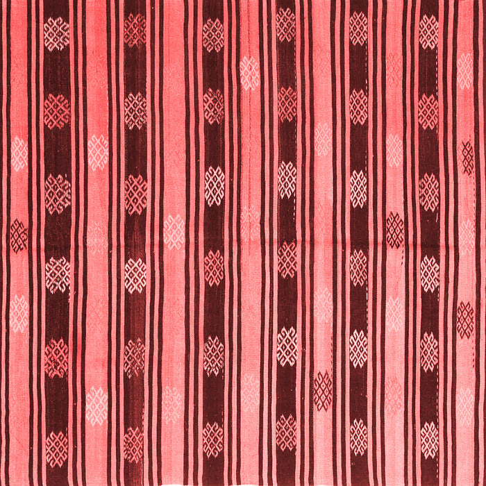 Machine Washable Southwestern Red Country Rug, wshcon880red